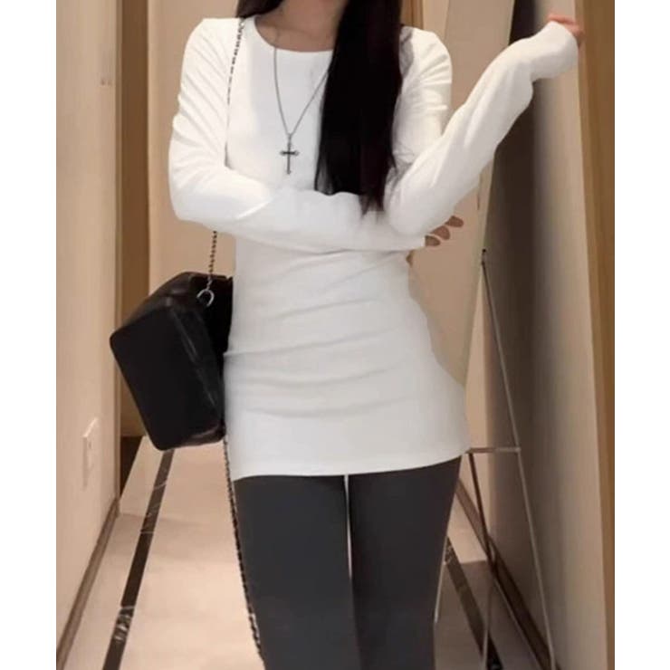 ロングTシャツ 重ね着フィットカットソー | SUNSHINE CLOSET | 詳細画像3 