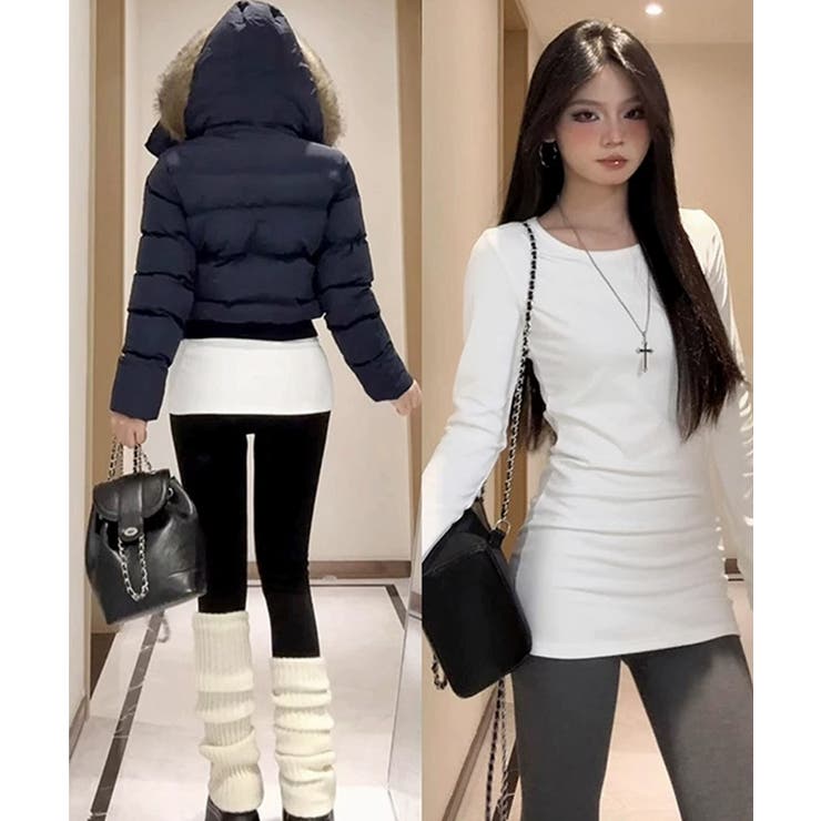 ロングTシャツ 重ね着フィットカットソー | SUNSHINE CLOSET | 詳細画像8 