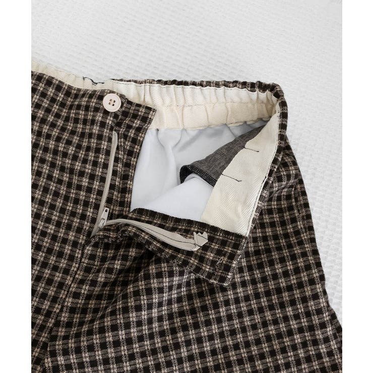 チェック柄ワイドパンツハイウエスト 秋冬 | SUNSHINE CLOSET | 詳細画像25 