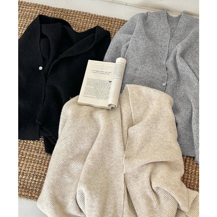 ニットショール ポンチョカーディガン秋冬 | SUNSHINE CLOSET | 詳細画像19 