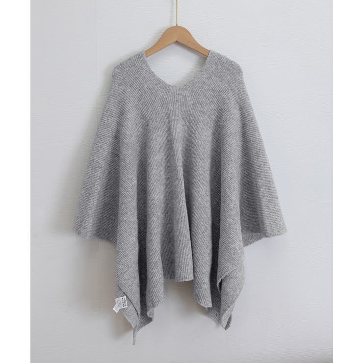 ニットショール ポンチョカーディガン秋冬 | SUNSHINE CLOSET | 詳細画像24 