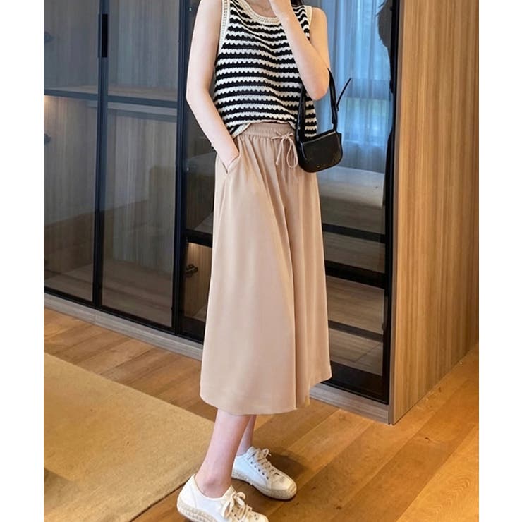 リラックスワイドパンツ 美脚シルエット 体型カバーパンツ | SUNSHINE CLOSET | 詳細画像2 
