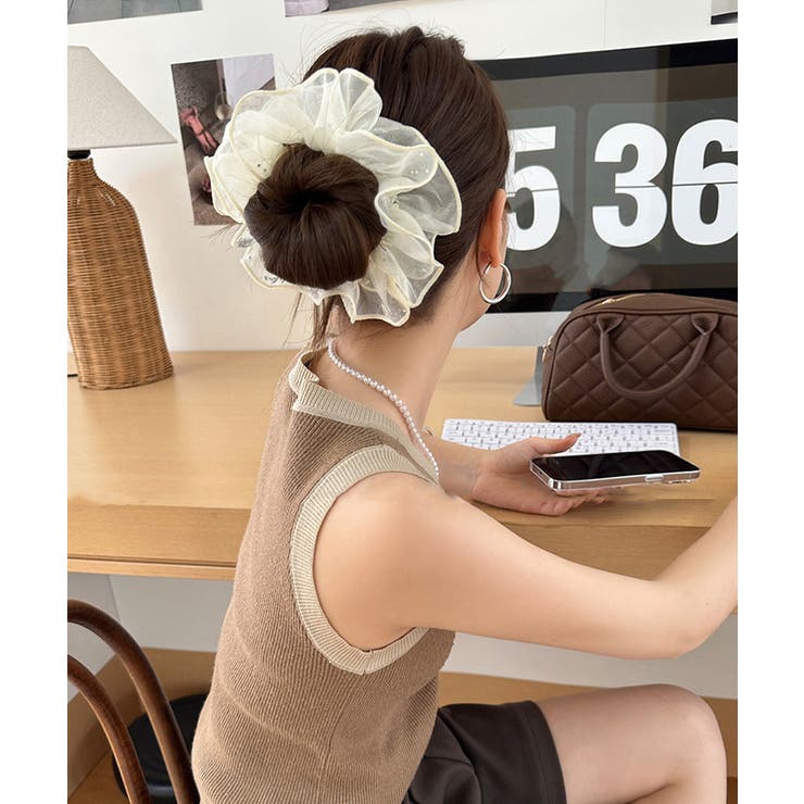 シュシュ ヘアゴム ヘアアクセサリー | SUNSHINE CLOSET | 詳細画像4 