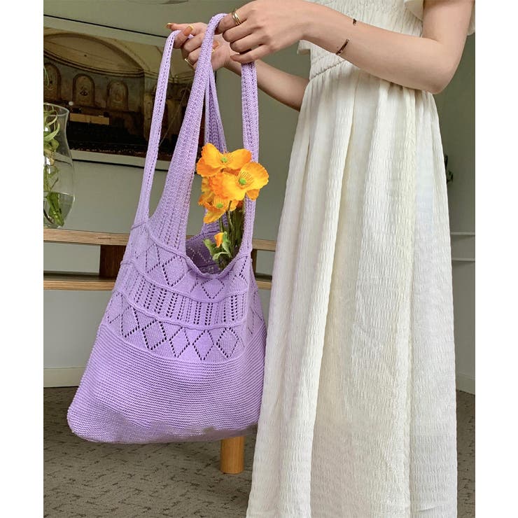 ニットバッグ ショルダーバッグ レディース | SUNSHINE CLOSET | 詳細画像14 