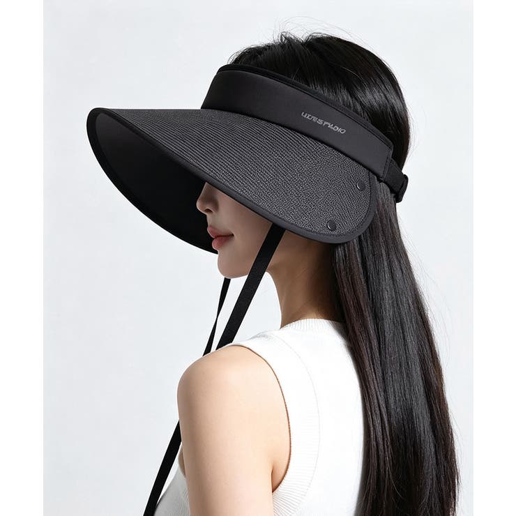 レディース軽量遮光サンバイザー帽子ネックガード付き 小顔見え アウトドア日よけハ… | SUNSHINE CLOSET | 詳細画像6 