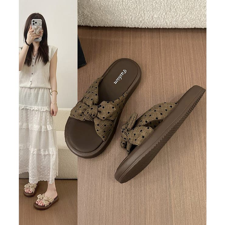 レディース 履きやすい ミュールスリッパ | SUNSHINE CLOSET | 詳細画像11 