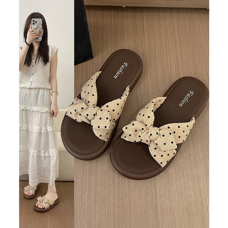 レディース 履きやすい ミュールスリッパ | SUNSHINE CLOSET | 詳細画像6 