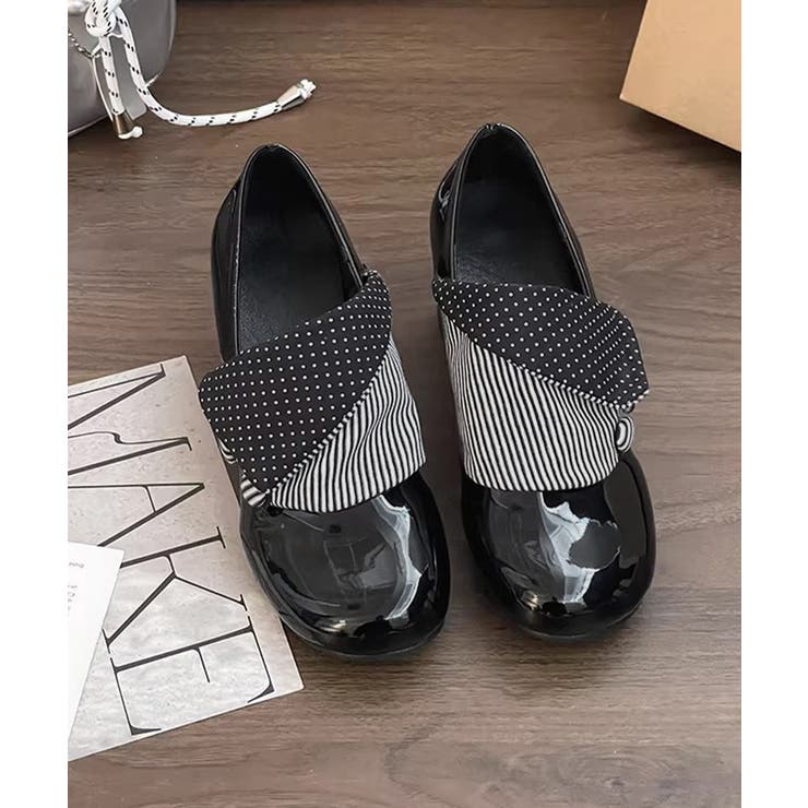 レディース太ヒールローファーパンプス マリージェーンシューズ通勤通学 韓国風美脚… | SUNSHINE CLOSET | 詳細画像12 