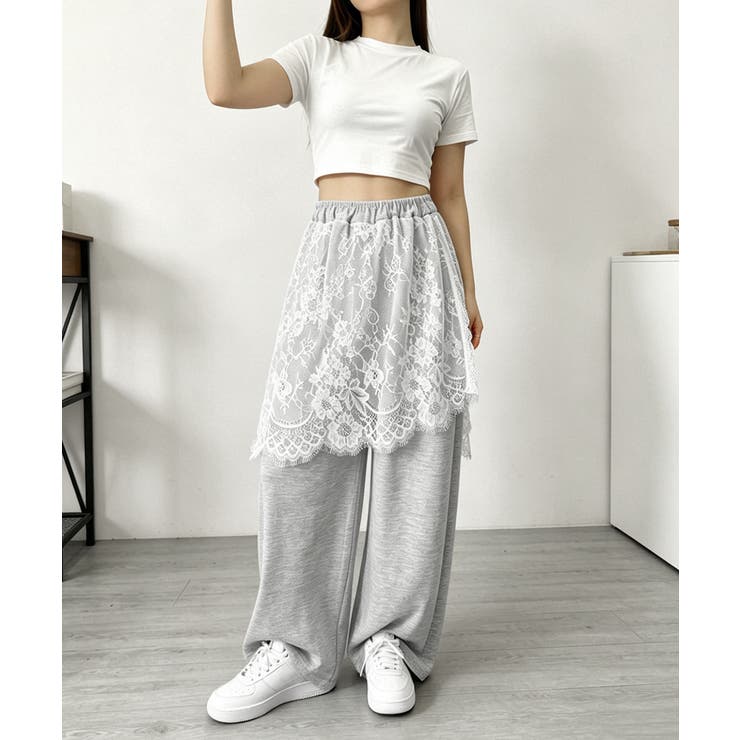 ワイドスウェットレディース おしゃれバルーンパンツカジュアル ウエストゴムパンツ | SUNSHINE CLOSET | 詳細画像2 