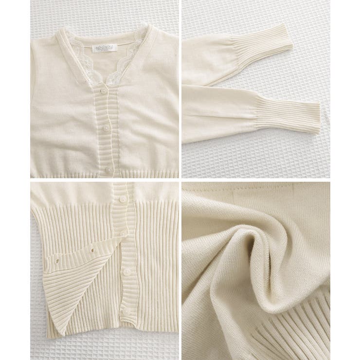 レディース上品ウエストシェイプ長袖トップス 前開きニットセーターコンパクト丈大人… | SUNSHINE CLOSET | 詳細画像26 