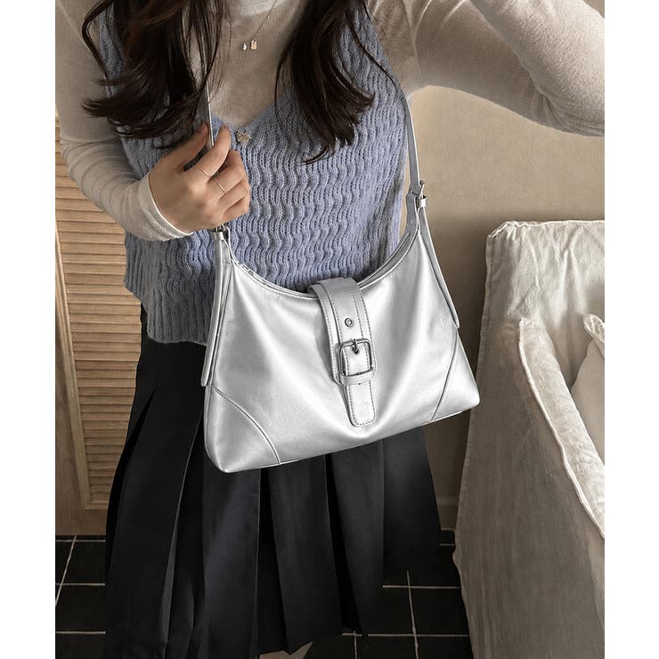レディース上品フェイクレザー バッグ韓国風ハンドバッグ 高見え肩掛け鞄 | SUNSHINE CLOSET | 詳細画像16 