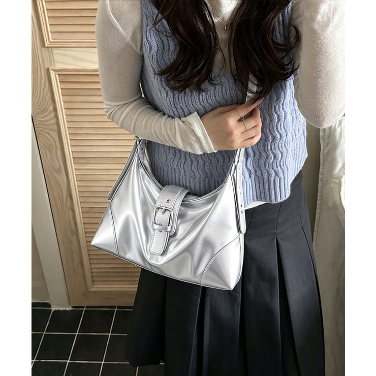 レディース上品フェイクレザー バッグ韓国風ハンドバッグ 高見え肩掛け鞄 | SUNSHINE CLOSET | 詳細画像17 