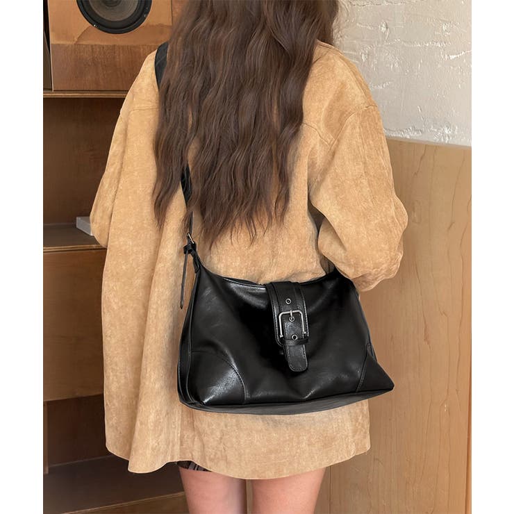 レディース上品フェイクレザー バッグ韓国風ハンドバッグ 高見え肩掛け鞄 | SUNSHINE CLOSET | 詳細画像2 