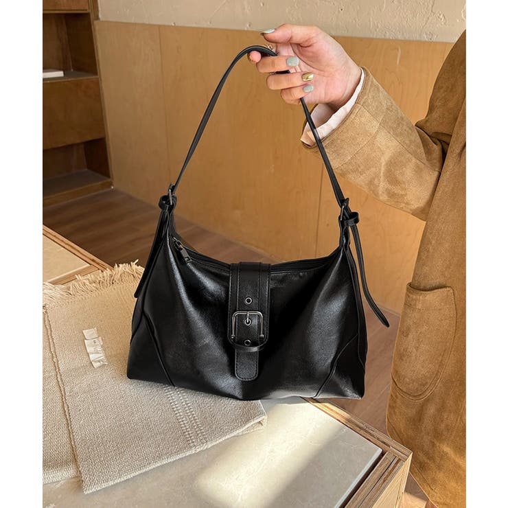 レディース上品フェイクレザー バッグ韓国風ハンドバッグ 高見え肩掛け鞄 | SUNSHINE CLOSET | 詳細画像3 