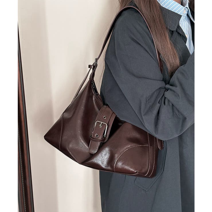レディース上品フェイクレザー バッグ韓国風ハンドバッグ 高見え肩掛け鞄 | SUNSHINE CLOSET | 詳細画像7 