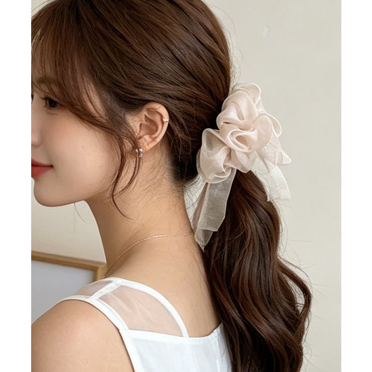 大人可愛い シフォンシュシュ おしゃれヘアアクセサリー | SUNSHINE CLOSET | 詳細画像10 