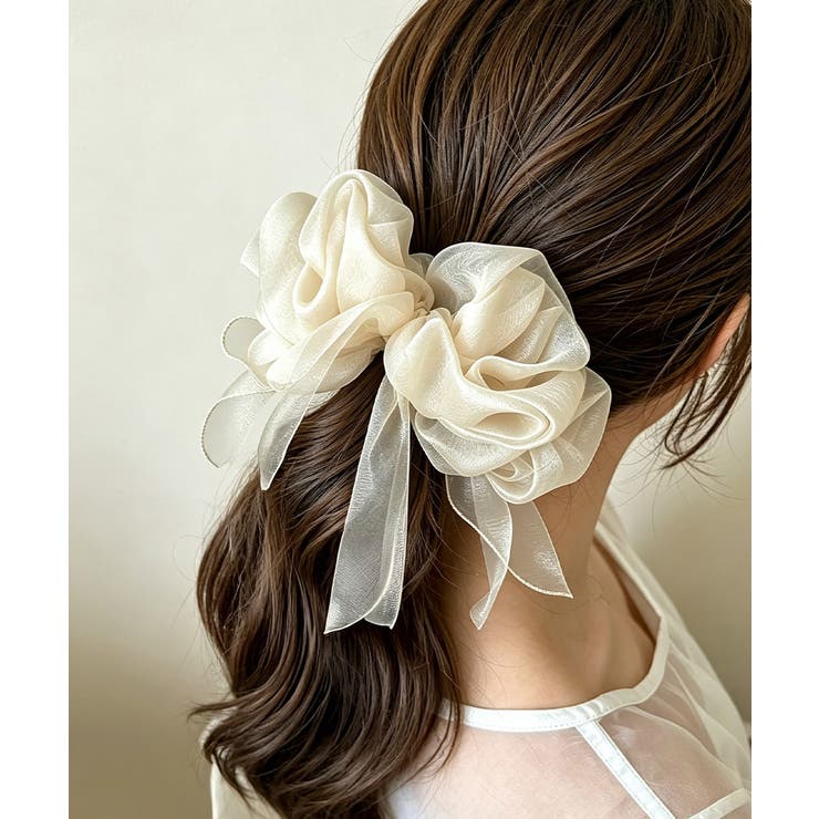 大人可愛い シフォンシュシュ おしゃれヘアアクセサリー | SUNSHINE CLOSET | 詳細画像7 