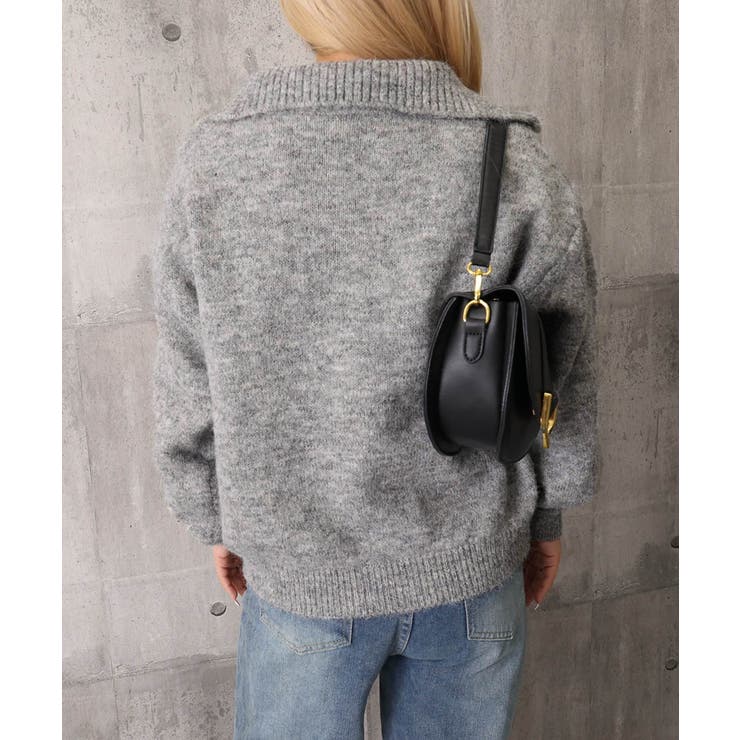 ゆったり無地セーター長袖ニットプルオーバー大人カジュアルきれいめニットトップスレ… | SUNSHINE CLOSET | 詳細画像25 