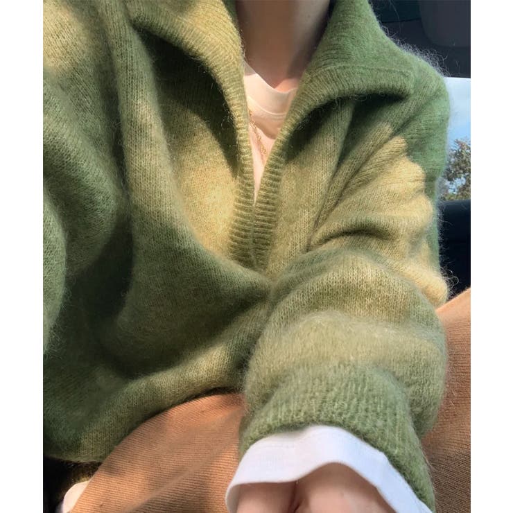 ゆったり無地セーター長袖ニットプルオーバー大人カジュアルきれいめニットトップスレ… | SUNSHINE CLOSET | 詳細画像3 
