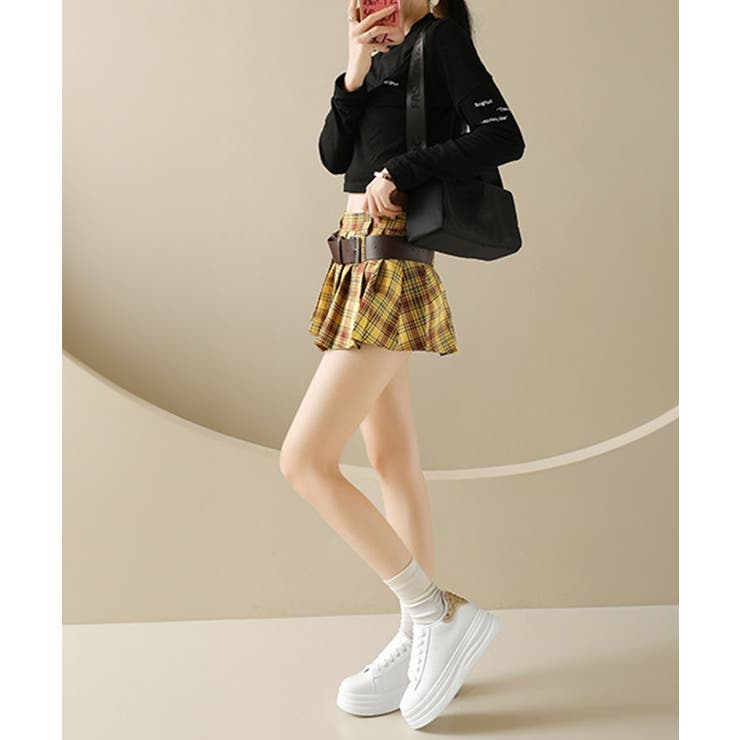 レディース ボリュームソール レースアップスニーカー歩きやすい | SUNSHINE CLOSET | 詳細画像13 