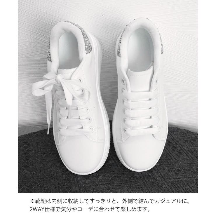 レディース ボリュームソール レースアップスニーカー歩きやすい | SUNSHINE CLOSET | 詳細画像19 