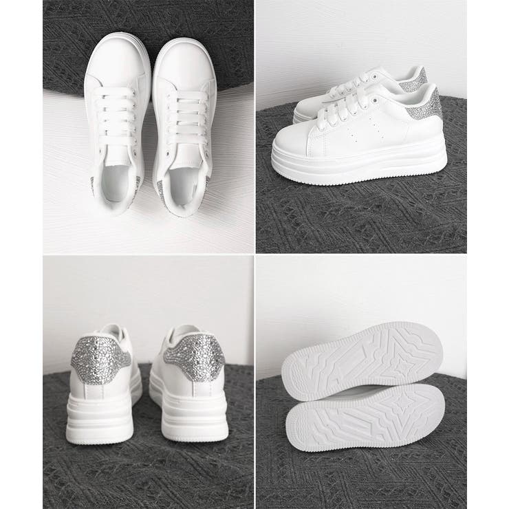 レディース ボリュームソール レースアップスニーカー歩きやすい | SUNSHINE CLOSET | 詳細画像20 