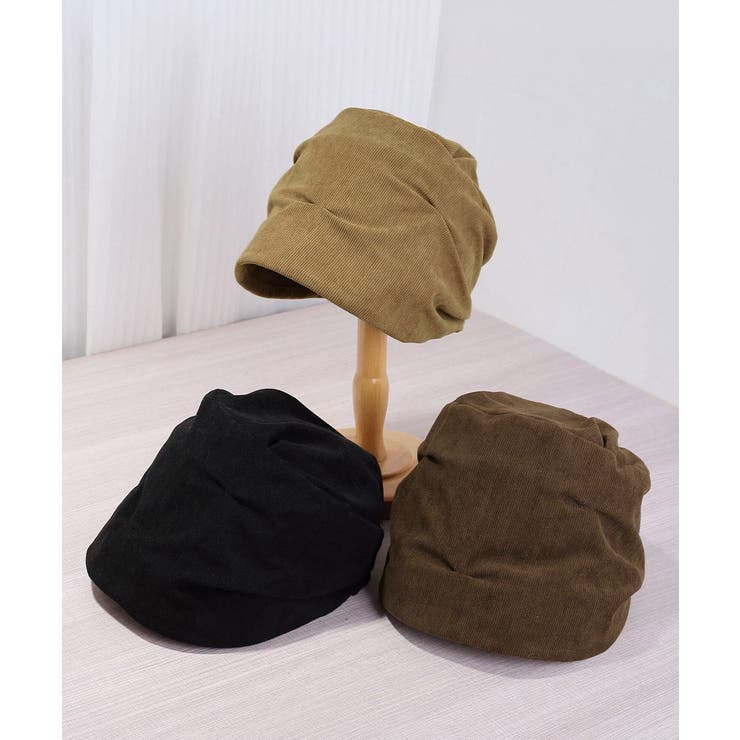 秋冬レトロキャップレディース ヴィンテージ調ギャザーハット 大人カジュアル | SUNSHINE CLOSET | 詳細画像13 