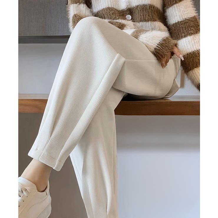 裏起毛コーデュロイテーパードパンツ9分丈 | SUNSHINE CLOSET | 詳細画像1 