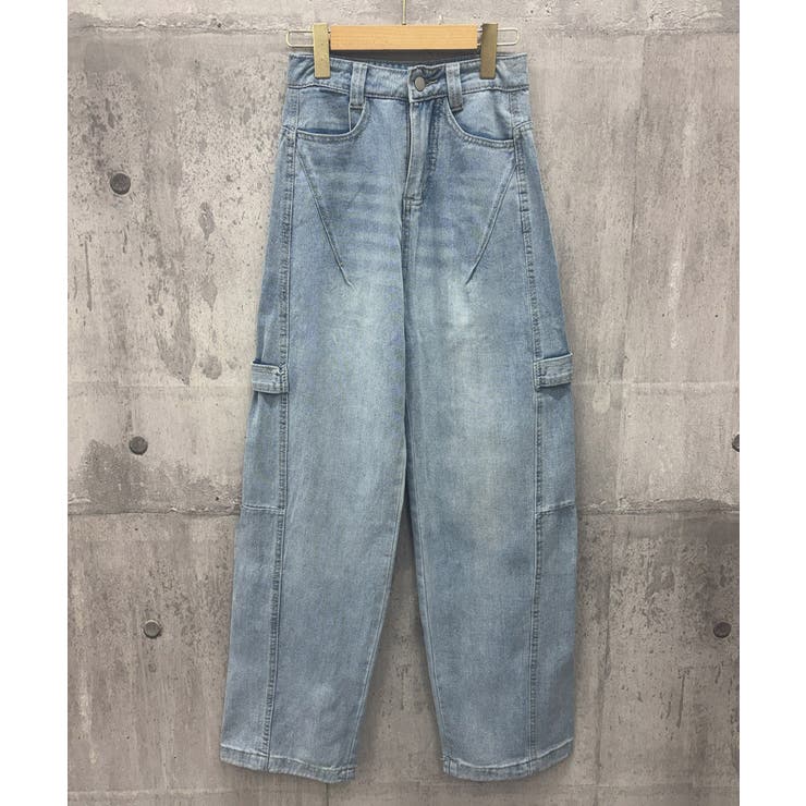 グラデーションデニムレディース ゆったりデニムパンツカジュアル 大人可愛いジーン… | SUNSHINE CLOSET | 詳細画像10 