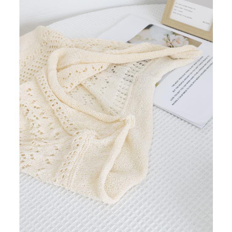 透かし編みニットショートワンピース韓国風 | SUNSHINE CLOSET | 詳細画像14 