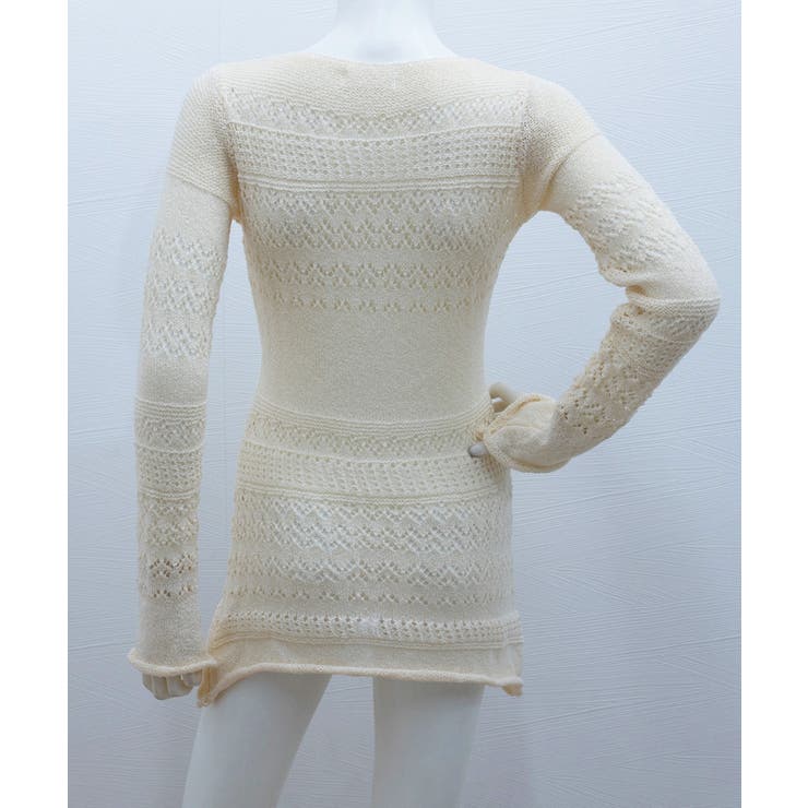 透かし編みニットショートワンピース韓国風 | SUNSHINE CLOSET | 詳細画像9 