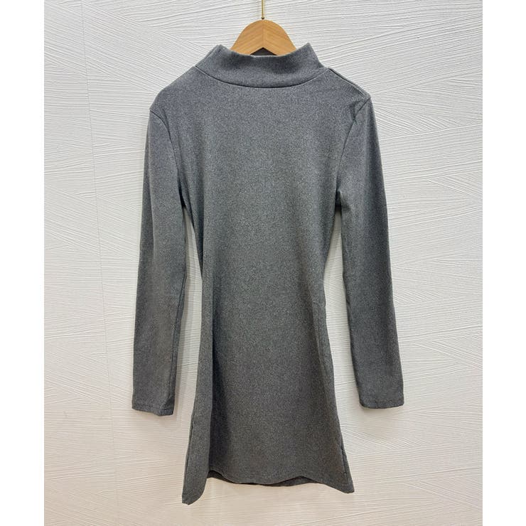 微起毛ワンピース秋冬 きれいめワンピースレディース 暖かいワンピースあったか | SUNSHINE CLOSET | 詳細画像11 