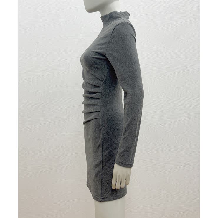 微起毛ワンピース秋冬 きれいめワンピースレディース 暖かいワンピースあったか | SUNSHINE CLOSET | 詳細画像8 