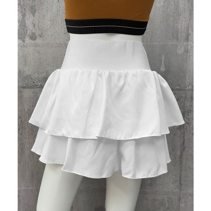 ダブルフリルミニスカート 韓国風 お洒落 | SUNSHINE CLOSET | 詳細画像14 