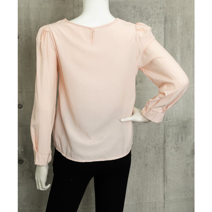 タックスリーブブラウス長袖韓国風トップス | SUNSHINE CLOSET | 詳細画像11 