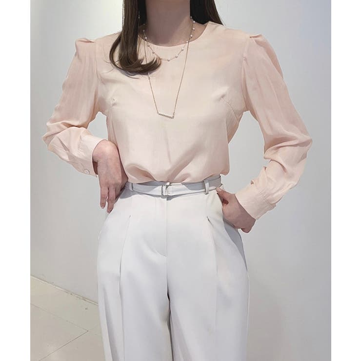 タックスリーブブラウス長袖韓国風トップス | SUNSHINE CLOSET | 詳細画像6 