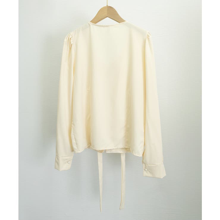 韓国風ボウタイブラウスレディースきれいめ | SUNSHINE CLOSET | 詳細画像14 