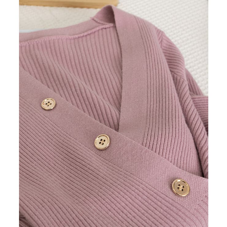 カシュクールニットトップス韓国風セーター | SUNSHINE CLOSET | 詳細画像11 