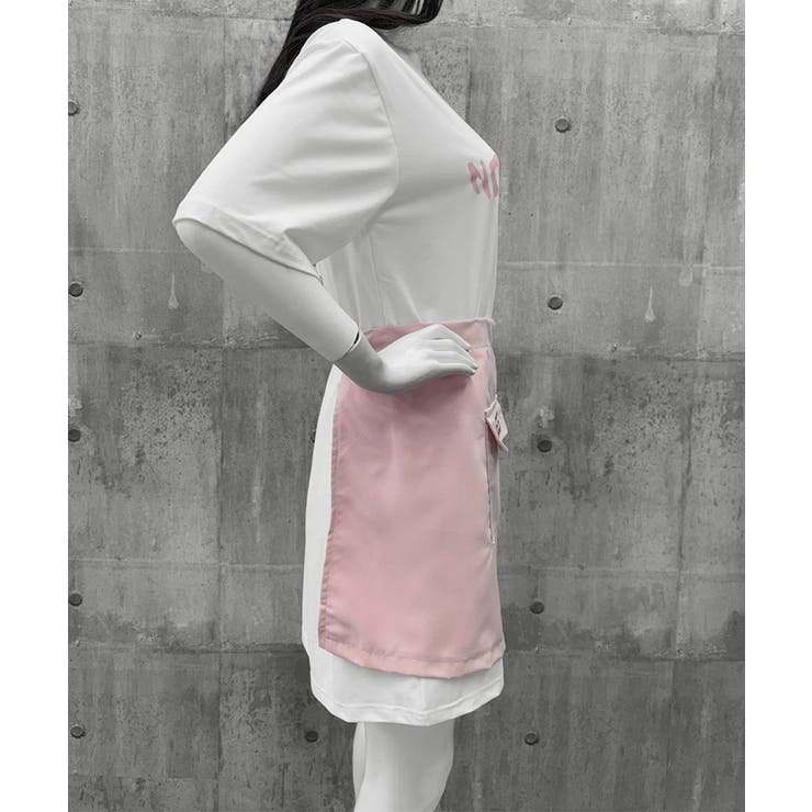 ロゴTシャツワンピース 巻きミニスカート | SUNSHINE CLOSET | 詳細画像11 