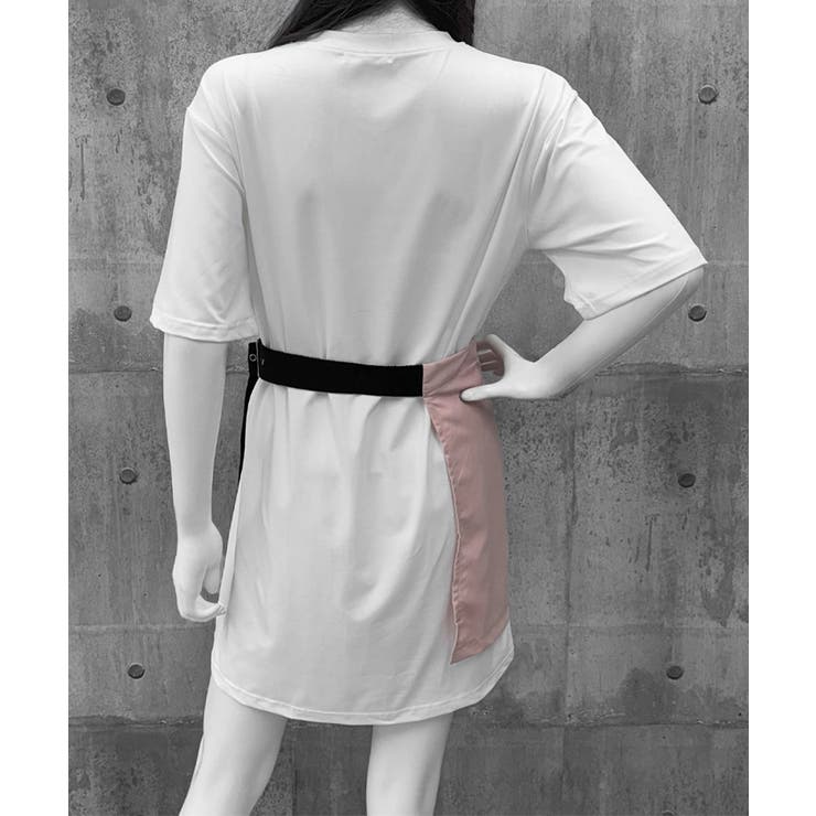 ロゴTシャツワンピース 巻きミニスカート | SUNSHINE CLOSET | 詳細画像12 