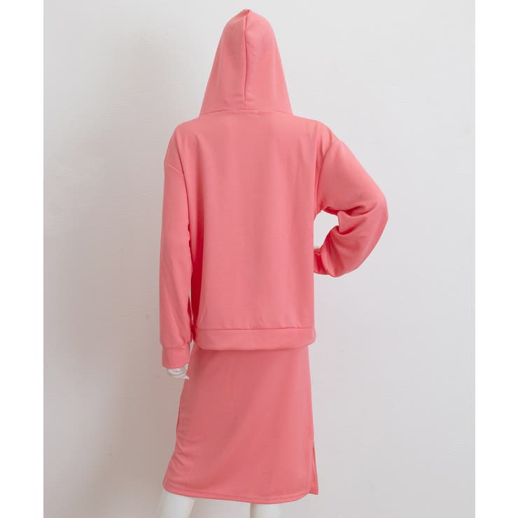 フード付きVネックトレーナーレディースドロップショルダー ホルターネックロングワ… | SUNSHINE CLOSET | 詳細画像13 