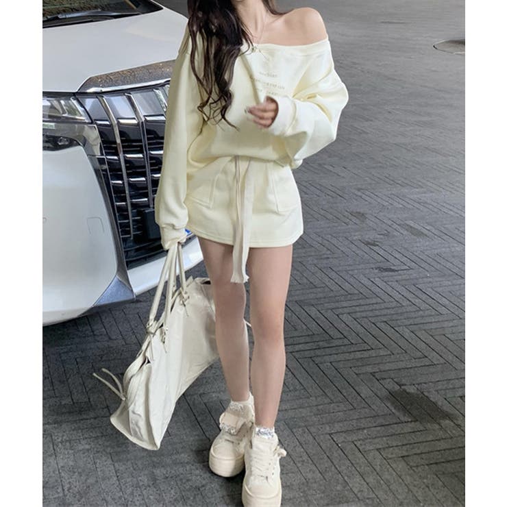 レディーストレーナーきれいめ ポケット付き インナーパンツ付きスカートウエストゴ… | SUNSHINE CLOSET | 詳細画像4 