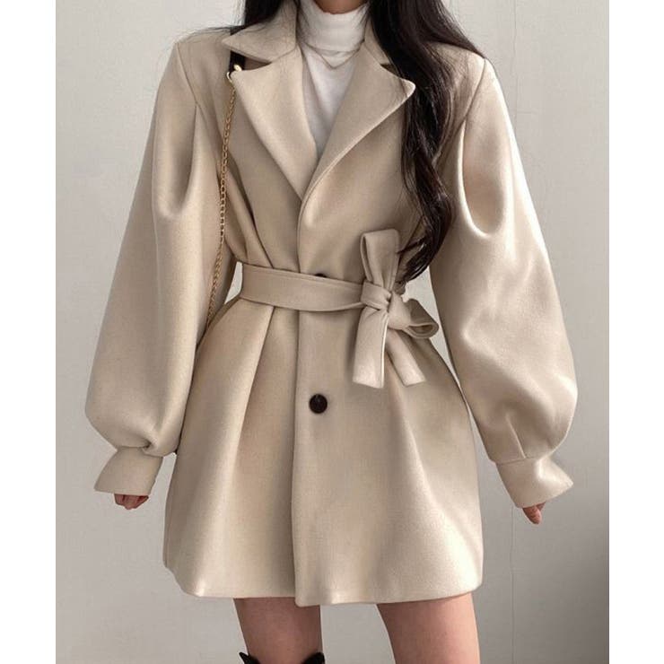 ミドル丈チェスターコートミディアムコート | SUNSHINE CLOSET | 詳細画像1 