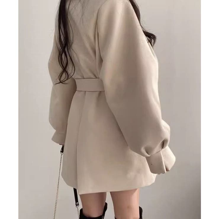 ミドル丈チェスターコートミディアムコート | SUNSHINE CLOSET | 詳細画像3 