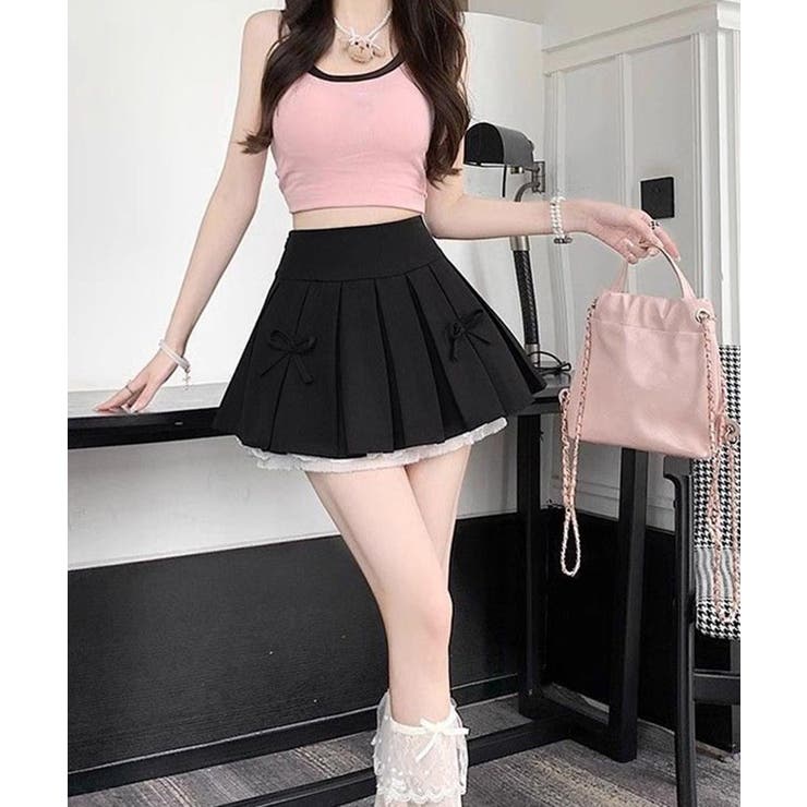 ボックスプリーツスカート ミニスカート夏 | SUNSHINE CLOSET | 詳細画像2 