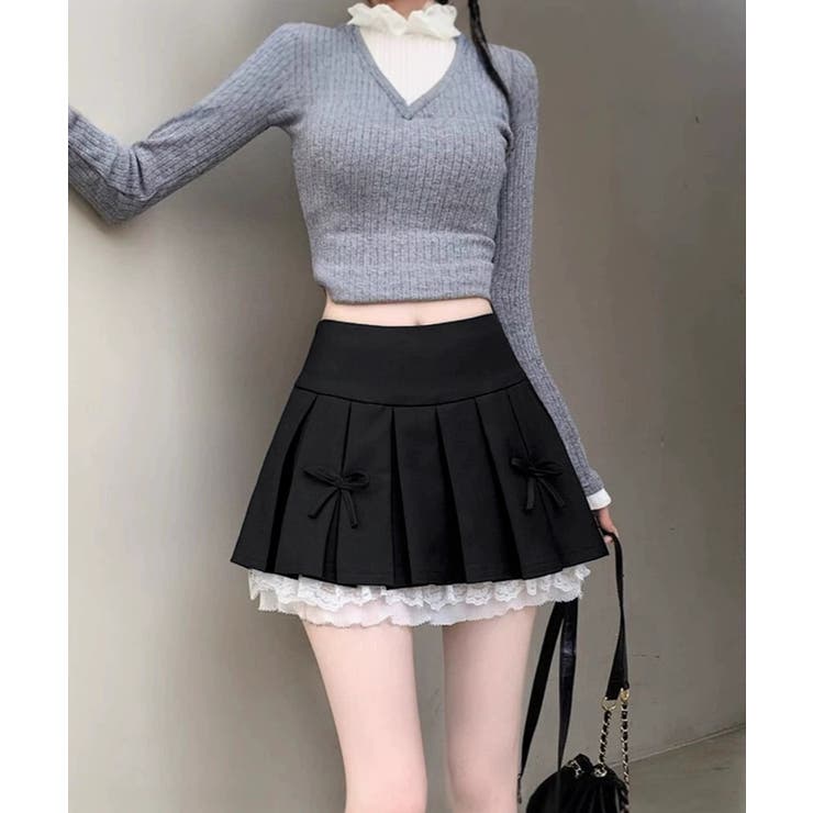 ボックスプリーツスカート ミニスカート夏 | SUNSHINE CLOSET | 詳細画像6 