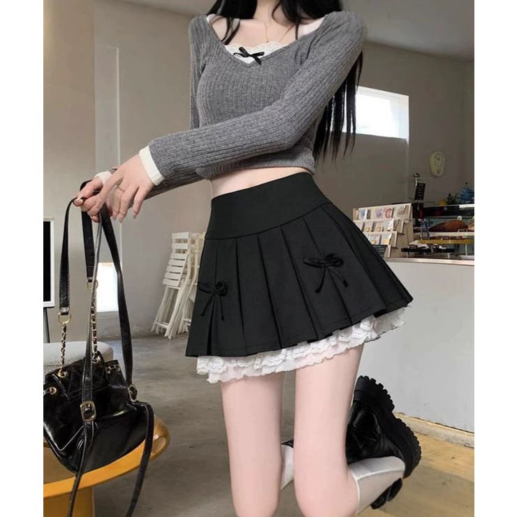 ボックスプリーツスカート ミニスカート夏 | SUNSHINE CLOSET | 詳細画像7 