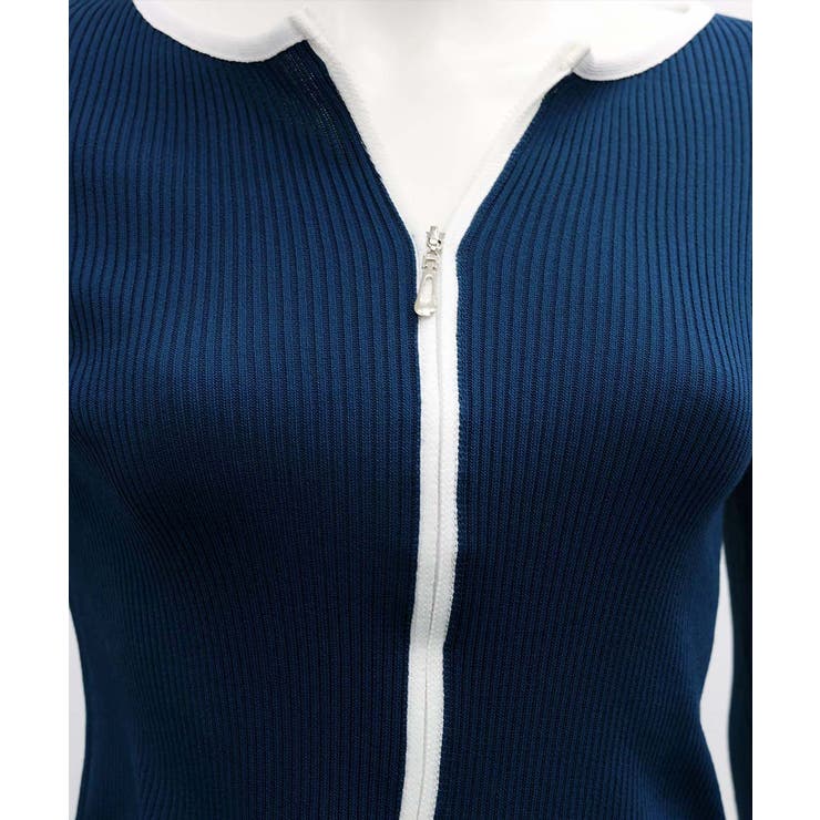 ダブルジップ 長袖ニットカーディガン | SUNSHINE CLOSET | 詳細画像14 