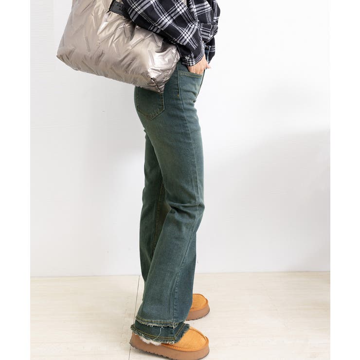 フリンジ フレアパンツ デニムパンツ | SUNSHINE CLOSET | 詳細画像8 