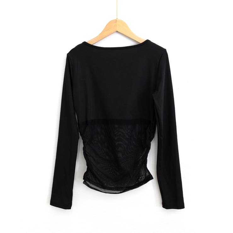 チュール切り替え 長袖Tシャツレディース | SUNSHINE CLOSET | 詳細画像14 